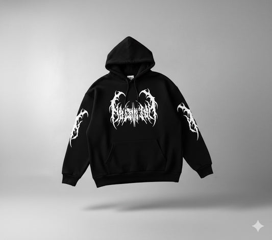 Oversized dark hoodie